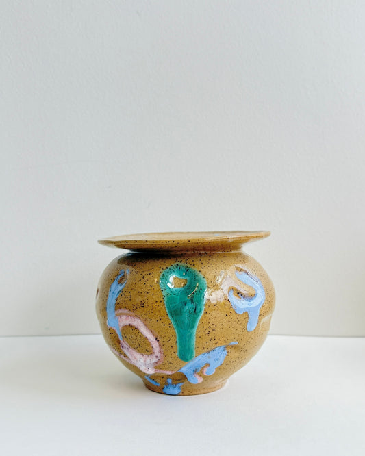 Watercolor Vase IV