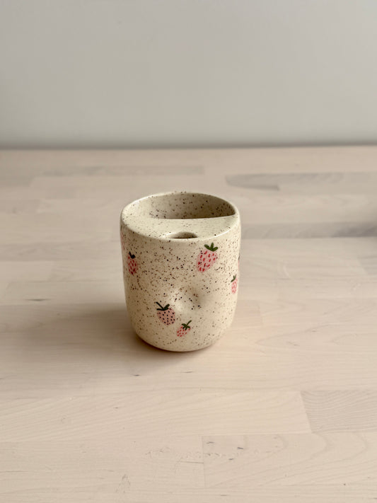 PRE ORDER - Pink Strawberry To-Go Mug