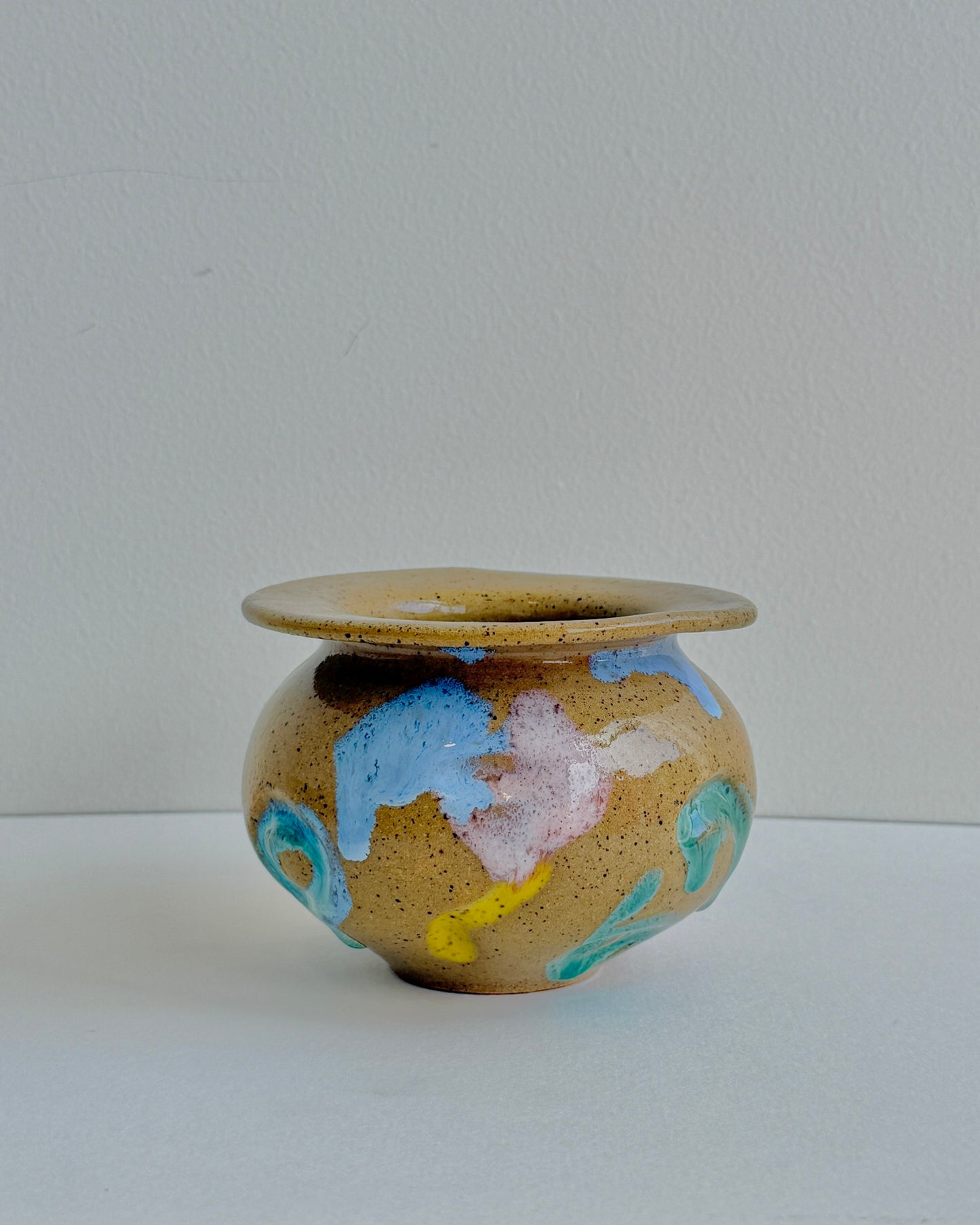 Watercolor Vase Mini Speckled