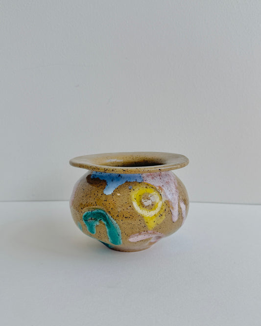 Watercolor Vase Mini Speckled