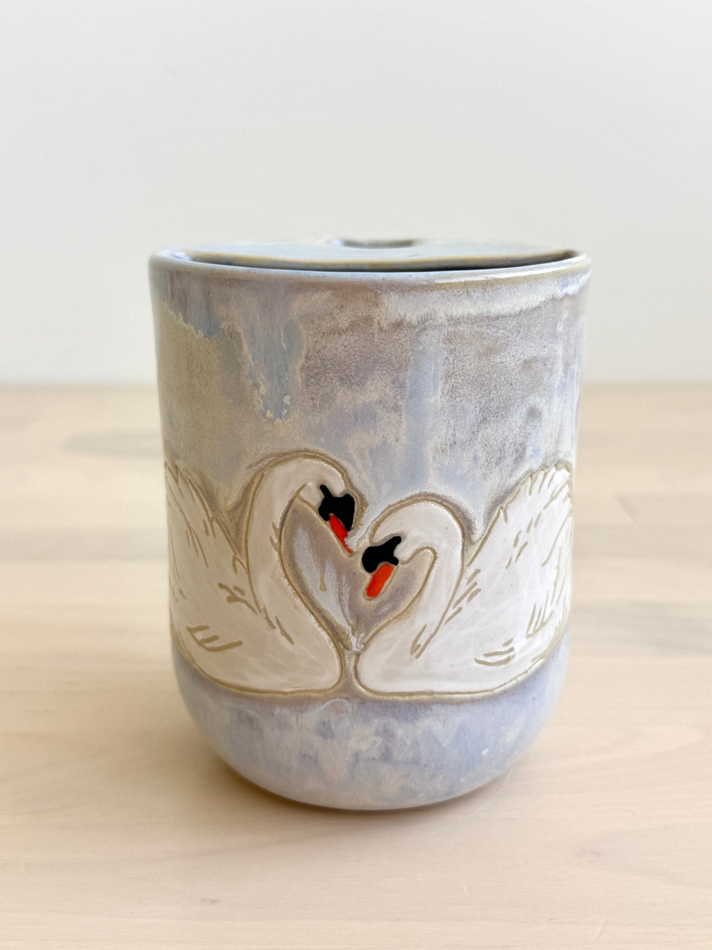 Love Story Travel Cup (White Swans)