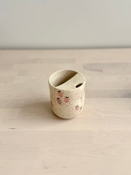 PRE ORDER - Pink Strawberry To-Go Mug
