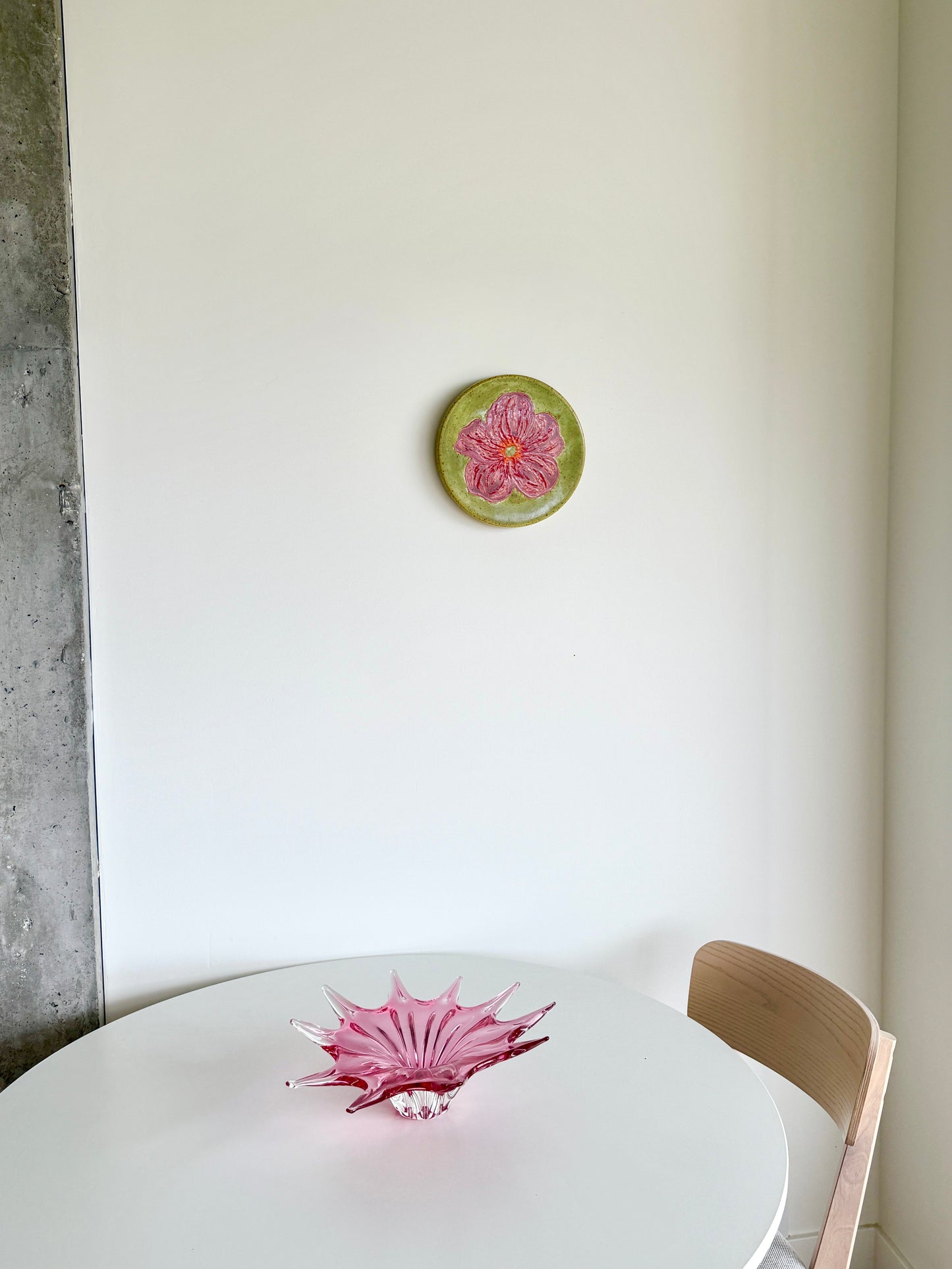Spring Ceramic Flower Canvas