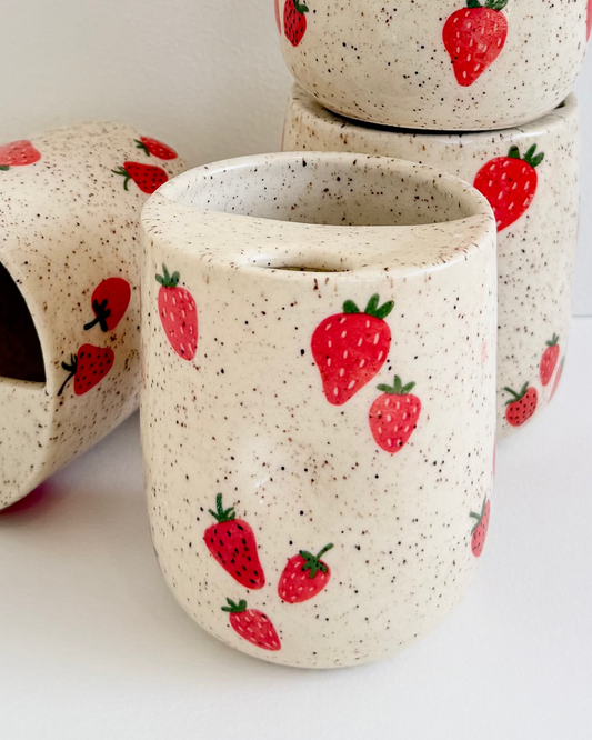 PRE ORDER - Strawberry Travel Cup